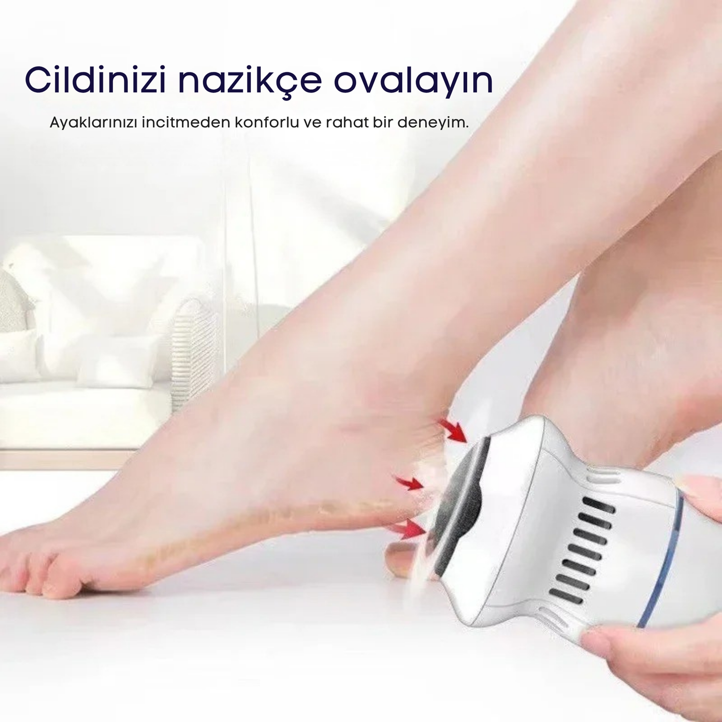 Emyra USB Şarjlı Otomatik Ayak Törpüsü