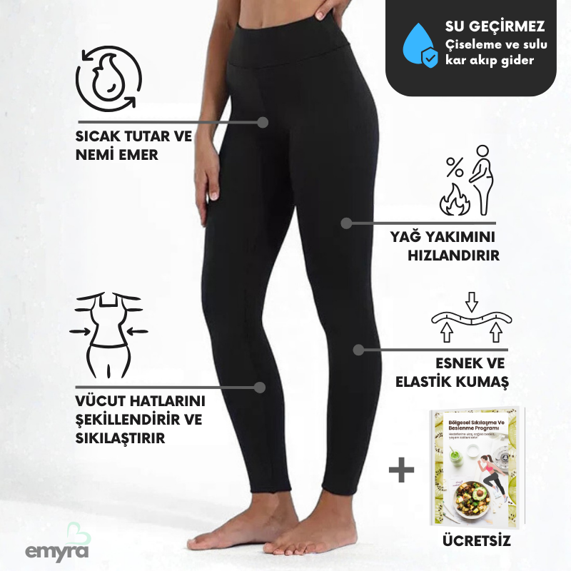 Emyra Sherpa Astarlı Termal Tayt | Sıcak Tutan & Vücut Şekillendirici